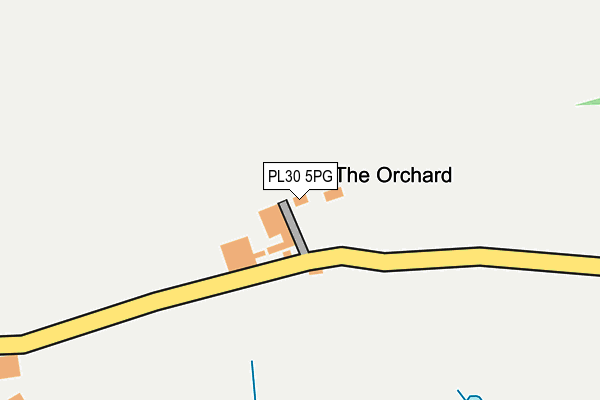 PL30 5PG map - OS OpenMap – Local (Ordnance Survey) PL30 5PG map - OS OpenMap – Local (Ordnance Survey)