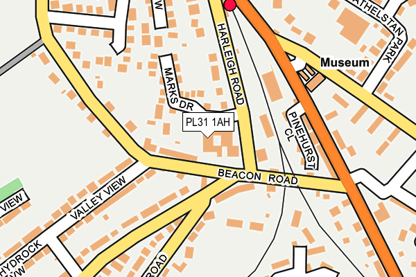 PL31 1AH map - OS OpenMap – Local (Ordnance Survey) PL31 1AH map - OS OpenMap – Local (Ordnance Survey)
