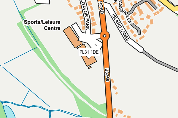 PL31 1DE map - OS OpenMap – Local (Ordnance Survey) PL31 1DE map - OS OpenMap – Local (Ordnance Survey)
