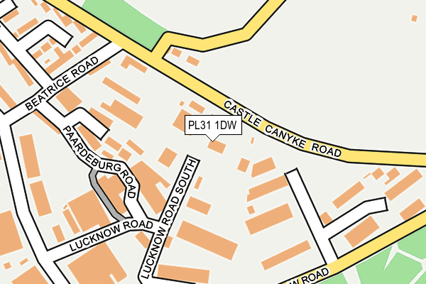 PL31 1DW map - OS OpenMap – Local (Ordnance Survey) PL31 1DW map - OS OpenMap – Local (Ordnance Survey)