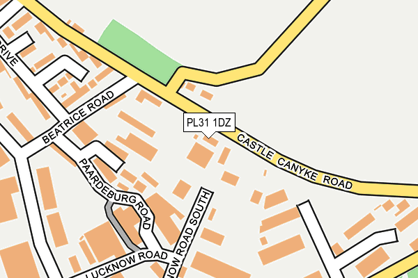PL31 1DZ map - OS OpenMap – Local (Ordnance Survey) PL31 1DZ map - OS OpenMap – Local (Ordnance Survey)