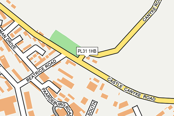 PL31 1HB map - OS OpenMap – Local (Ordnance Survey) PL31 1HB map - OS OpenMap – Local (Ordnance Survey)
