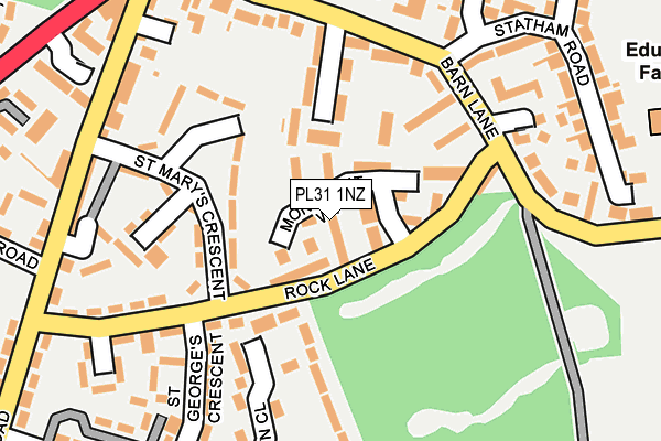 PL31 1NZ map - OS OpenMap – Local (Ordnance Survey) PL31 1NZ map - OS OpenMap – Local (Ordnance Survey)