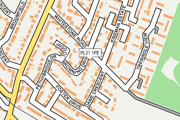 PL31 1PE map - OS OpenMap – Local (Ordnance Survey) PL31 1PE map - OS OpenMap – Local (Ordnance Survey)