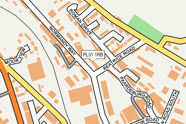 PL31 1RB map - OS OpenMap – Local (Ordnance Survey) PL31 1RB map - OS OpenMap – Local (Ordnance Survey)