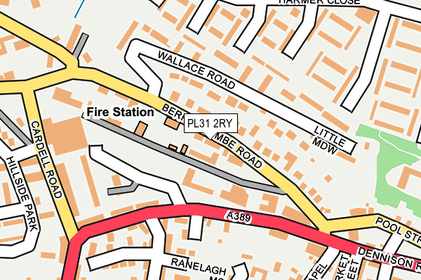 PL31 2RY map - OS OpenMap – Local (Ordnance Survey) PL31 2RY map - OS OpenMap – Local (Ordnance Survey)
