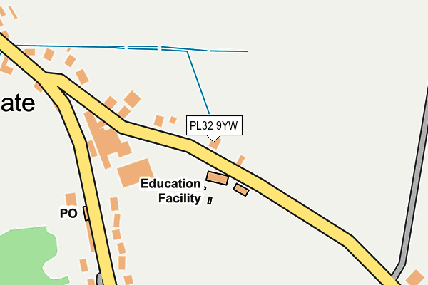 PL32 9YW map - OS OpenMap – Local (Ordnance Survey) PL32 9YW map - OS OpenMap – Local (Ordnance Survey)