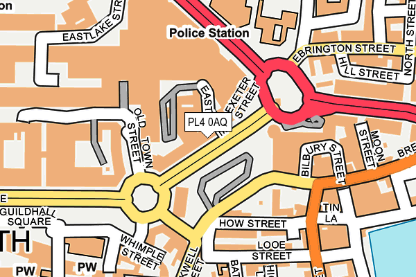PL4 0AQ map - OS OpenMap – Local (Ordnance Survey) PL4 0AQ map - OS OpenMap – Local (Ordnance Survey)