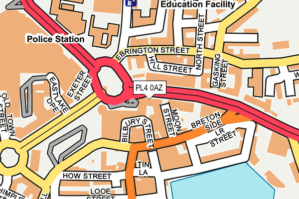PL4 0AZ map - OS OpenMap – Local (Ordnance Survey) PL4 0AZ map - OS OpenMap – Local (Ordnance Survey)