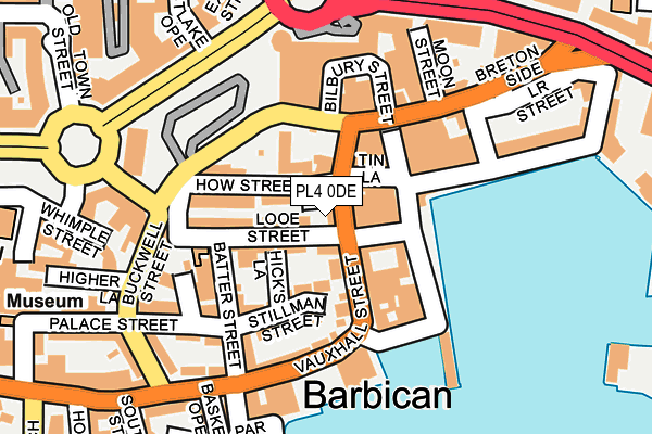 PL4 0DE map - OS OpenMap – Local (Ordnance Survey) PL4 0DE map - OS OpenMap – Local (Ordnance Survey)