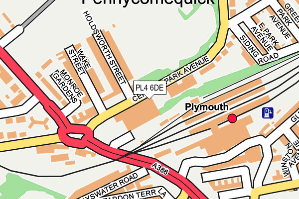 PL4 6DE map - OS OpenMap – Local (Ordnance Survey) PL4 6DE map - OS OpenMap – Local (Ordnance Survey)