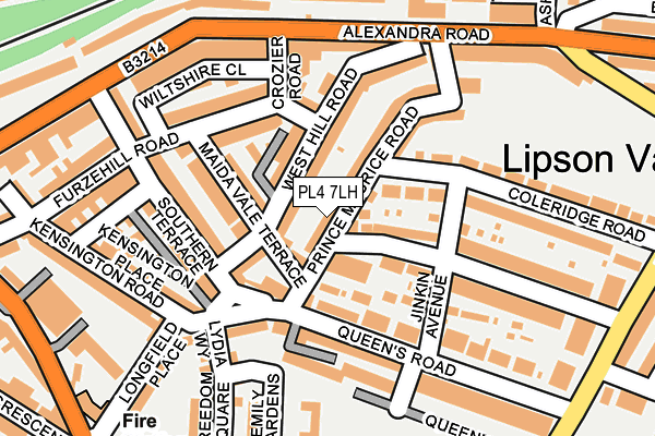 PL4 7LH map - OS OpenMap – Local (Ordnance Survey) PL4 7LH map - OS OpenMap – Local (Ordnance Survey)