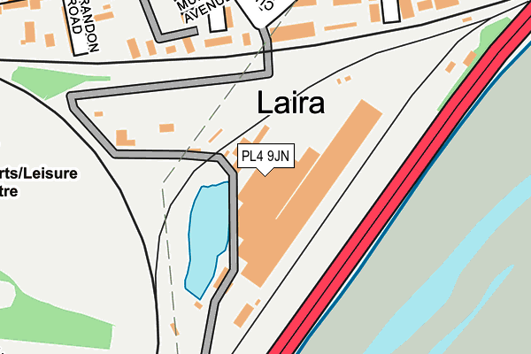 PL4 9JN map - OS OpenMap – Local (Ordnance Survey) PL4 9JN map - OS OpenMap – Local (Ordnance Survey)
