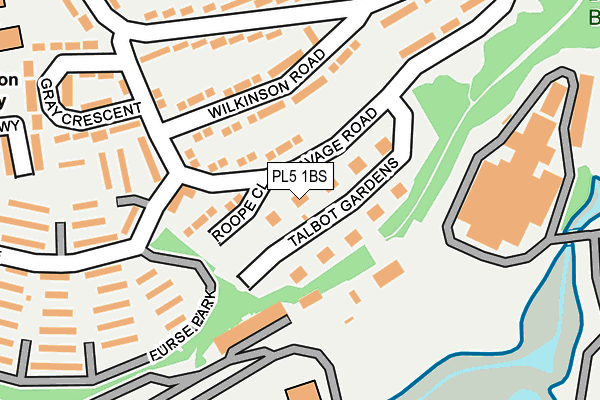 PL5 1BS map - OS OpenMap – Local (Ordnance Survey) PL5 1BS map - OS OpenMap – Local (Ordnance Survey)