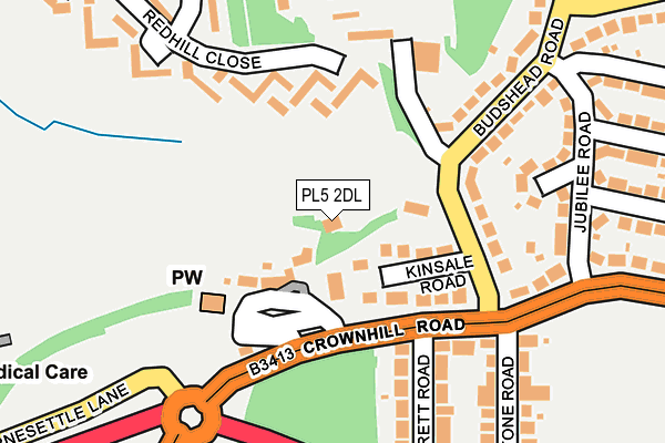 PL5 2DL map - OS OpenMap – Local (Ordnance Survey) PL5 2DL map - OS OpenMap – Local (Ordnance Survey)