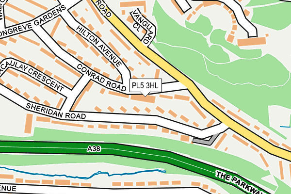 PL5 3HL map - OS OpenMap – Local (Ordnance Survey) PL5 3HL map - OS OpenMap – Local (Ordnance Survey)
