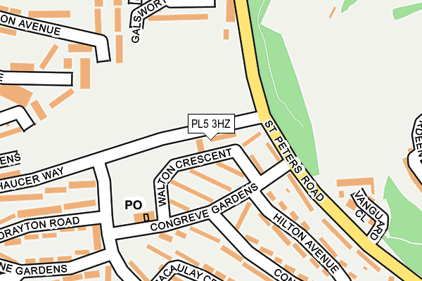 PL5 3HZ map - OS OpenMap – Local (Ordnance Survey) PL5 3HZ map - OS OpenMap – Local (Ordnance Survey)