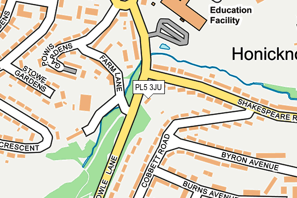 PL5 3JU map - OS OpenMap – Local (Ordnance Survey) PL5 3JU map - OS OpenMap – Local (Ordnance Survey)