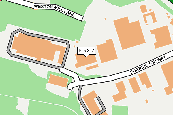 PL5 3LZ map - OS OpenMap – Local (Ordnance Survey) PL5 3LZ map - OS OpenMap – Local (Ordnance Survey)