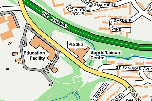 PL5 3NG map - OS OpenMap – Local (Ordnance Survey) PL5 3NG map - OS OpenMap – Local (Ordnance Survey)