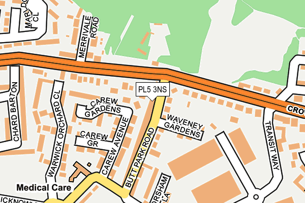PL5 3NS map - OS OpenMap – Local (Ordnance Survey) PL5 3NS map - OS OpenMap – Local (Ordnance Survey)