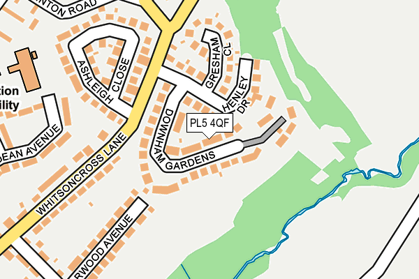 PL5 4QF map - OS OpenMap – Local (Ordnance Survey) PL5 4QF map - OS OpenMap – Local (Ordnance Survey)