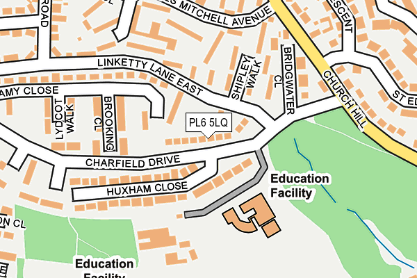 PL6 5LQ map - OS OpenMap – Local (Ordnance Survey) PL6 5LQ map - OS OpenMap – Local (Ordnance Survey)