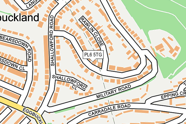 PL6 5TG map - OS OpenMap – Local (Ordnance Survey) PL6 5TG map - OS OpenMap – Local (Ordnance Survey)