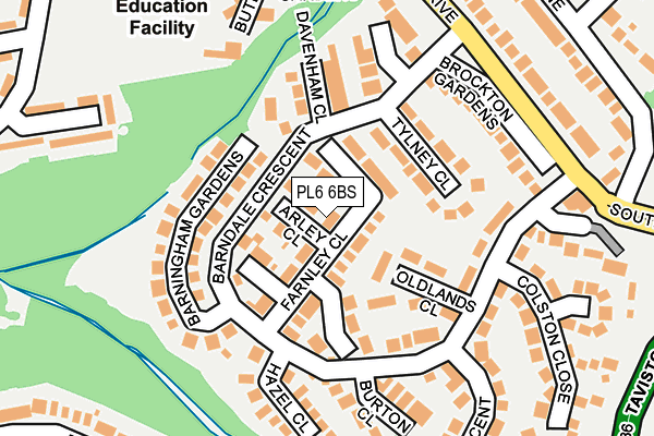 PL6 6BS map - OS OpenMap – Local (Ordnance Survey) PL6 6BS map - OS OpenMap – Local (Ordnance Survey)