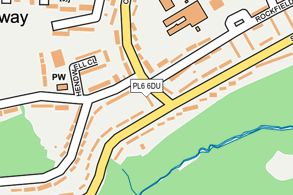 PL6 6DU map - OS OpenMap – Local (Ordnance Survey) PL6 6DU map - OS OpenMap – Local (Ordnance Survey)