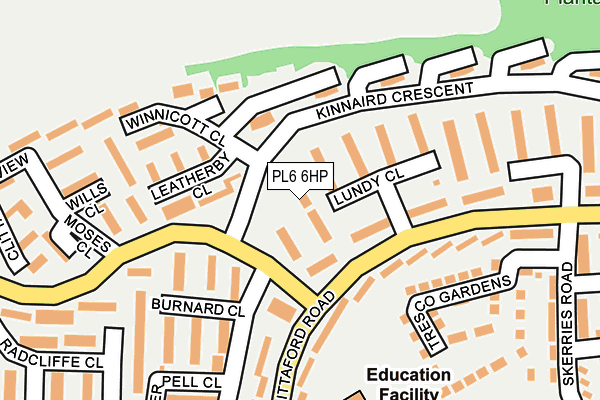PL6 6HP map - OS OpenMap – Local (Ordnance Survey) PL6 6HP map - OS OpenMap – Local (Ordnance Survey)