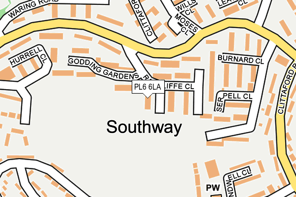 PL6 6LA map - OS OpenMap – Local (Ordnance Survey) PL6 6LA map - OS OpenMap – Local (Ordnance Survey)