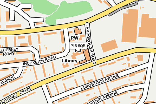PL6 6QR map - OS OpenMap – Local (Ordnance Survey) PL6 6QR map - OS OpenMap – Local (Ordnance Survey)