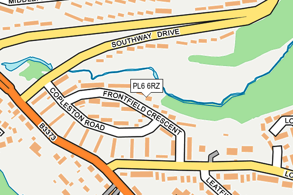 PL6 6RZ map - OS OpenMap – Local (Ordnance Survey) PL6 6RZ map - OS OpenMap – Local (Ordnance Survey)