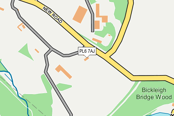 PL6 7AJ map - OS OpenMap – Local (Ordnance Survey) PL6 7AJ map - OS OpenMap – Local (Ordnance Survey)