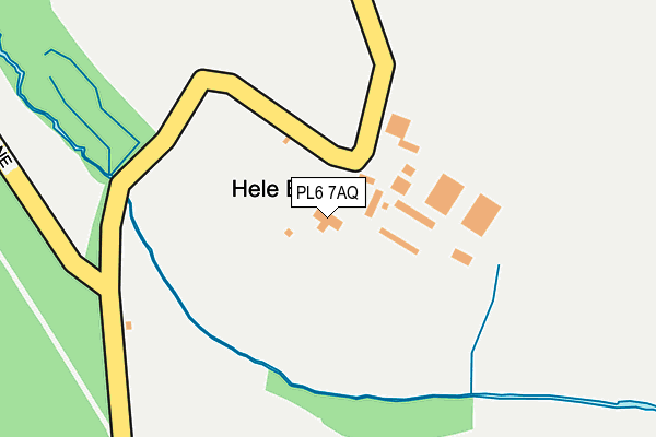 PL6 7AQ map - OS OpenMap – Local (Ordnance Survey) PL6 7AQ map - OS OpenMap – Local (Ordnance Survey)