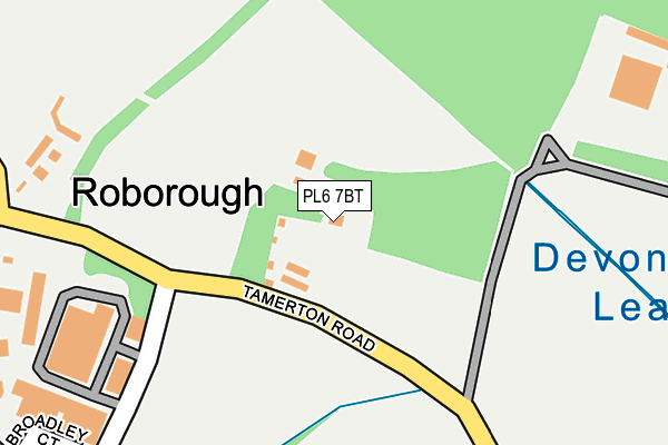 PL6 7BT map - OS OpenMap – Local (Ordnance Survey) PL6 7BT map - OS OpenMap – Local (Ordnance Survey)