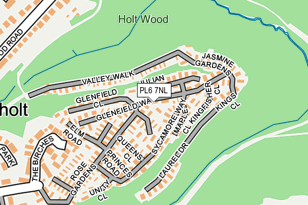 PL6 7NL map - OS OpenMap – Local (Ordnance Survey) PL6 7NL map - OS OpenMap – Local (Ordnance Survey)