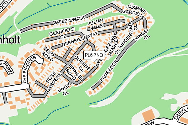 PL6 7NQ map - OS OpenMap – Local (Ordnance Survey) PL6 7NQ map - OS OpenMap – Local (Ordnance Survey)