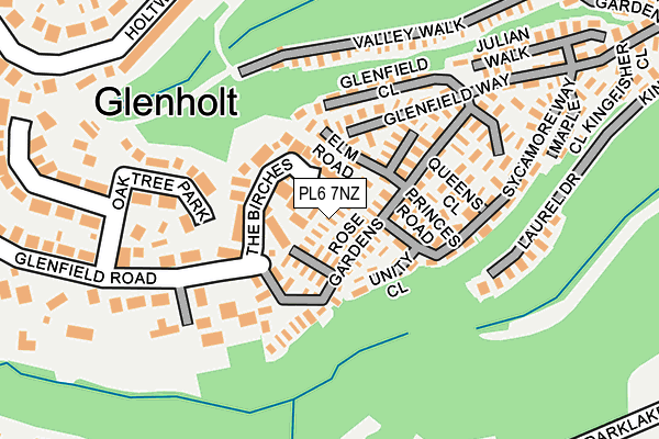 PL6 7NZ map - OS OpenMap – Local (Ordnance Survey) PL6 7NZ map - OS OpenMap – Local (Ordnance Survey)
