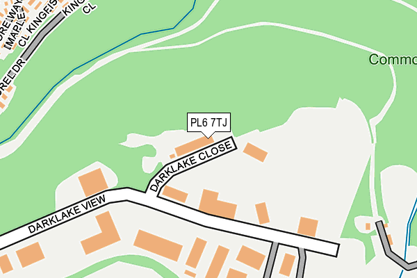 PL6 7TJ map - OS OpenMap – Local (Ordnance Survey) PL6 7TJ map - OS OpenMap – Local (Ordnance Survey)