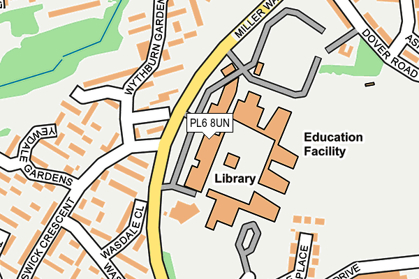 PL6 8UN map - OS OpenMap – Local (Ordnance Survey) PL6 8UN map - OS OpenMap – Local (Ordnance Survey)