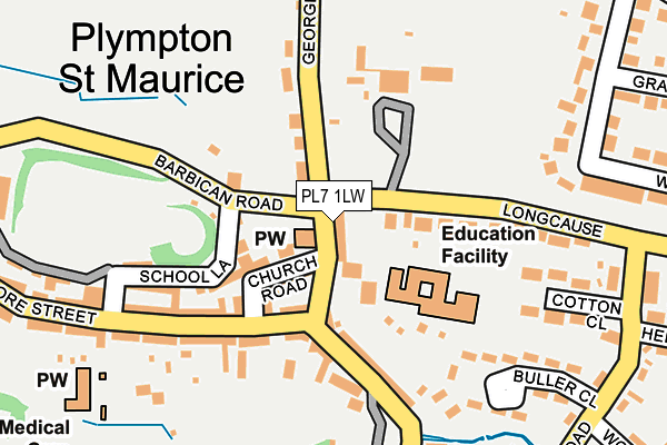 PL7 1LW map - OS OpenMap – Local (Ordnance Survey) PL7 1LW map - OS OpenMap – Local (Ordnance Survey)