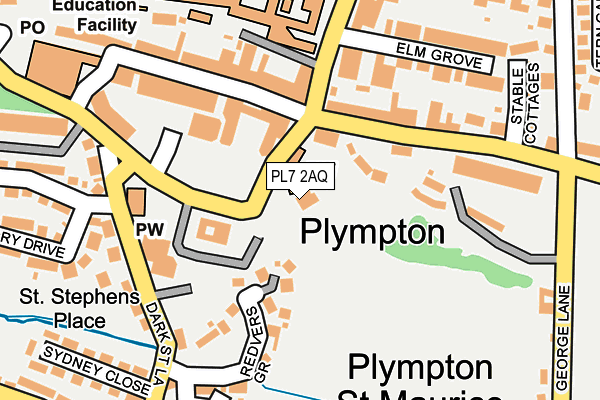 PL7 2AQ map - OS OpenMap – Local (Ordnance Survey) PL7 2AQ map - OS OpenMap – Local (Ordnance Survey)