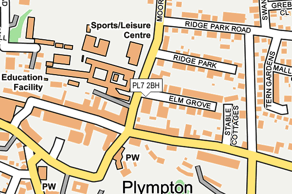 PL7 2BH map - OS OpenMap – Local (Ordnance Survey) PL7 2BH map - OS OpenMap – Local (Ordnance Survey)