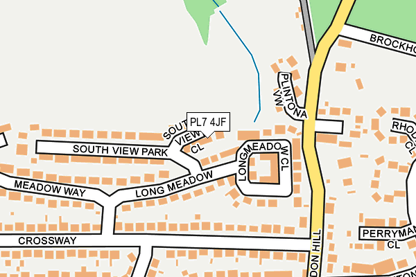 PL7 4JF map - OS OpenMap – Local (Ordnance Survey) PL7 4JF map - OS OpenMap – Local (Ordnance Survey)