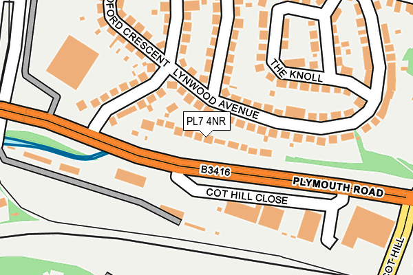 PL7 4NR map - OS OpenMap – Local (Ordnance Survey) PL7 4NR map - OS OpenMap – Local (Ordnance Survey)