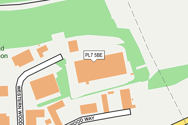 PL7 5BE map - OS OpenMap – Local (Ordnance Survey) PL7 5BE map - OS OpenMap – Local (Ordnance Survey)
