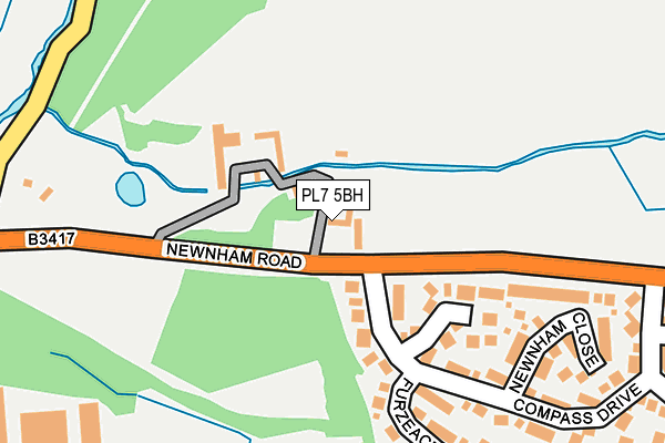 PL7 5BH map - OS OpenMap – Local (Ordnance Survey) PL7 5BH map - OS OpenMap – Local (Ordnance Survey)