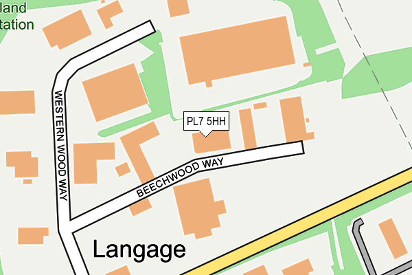 PL7 5HH map - OS OpenMap – Local (Ordnance Survey) PL7 5HH map - OS OpenMap – Local (Ordnance Survey)
